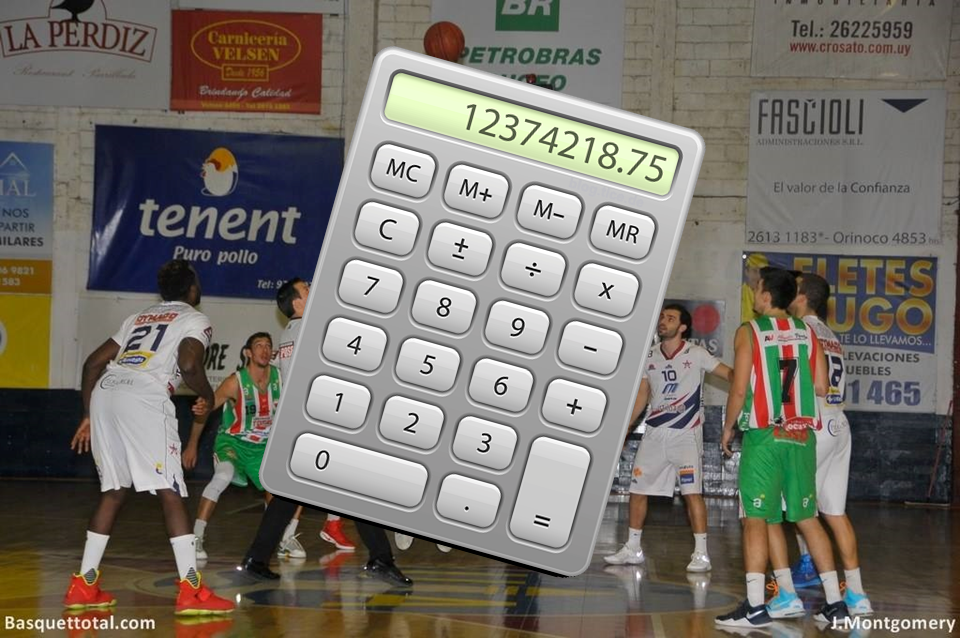 Calculadora en mano