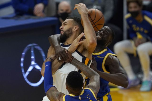 Rudy Gobert, Draymond Green, Kent Bazemore