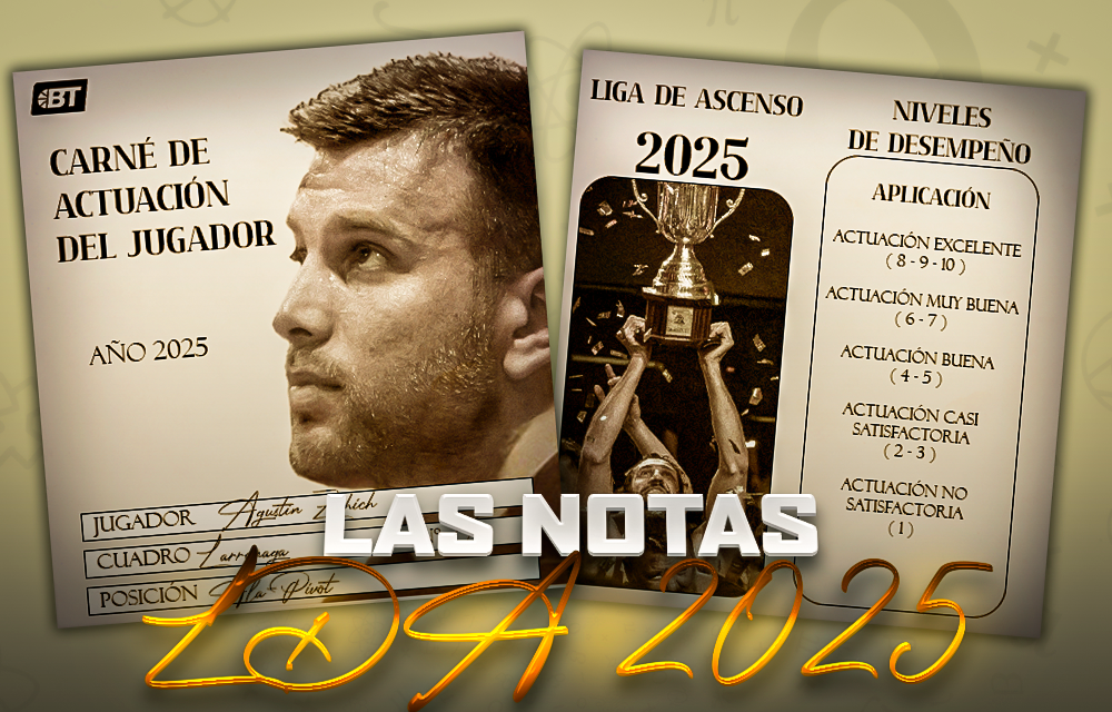 Las notas LDA 2025